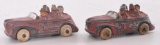 Group of 2 Antique Cast Iron Toy Cars