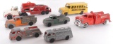 Group of 7 Hubley Kiddie Toy Die-Cast Vehicles