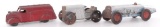 Group of 3 Antique Pressed Steel Toy Cars