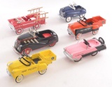 Group of 6 Hallmark Kiddie Car Classics Die-Cast Miniature Peddle Cars