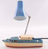 Vintage Plastic Boat Desk Lamp
