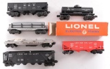 Group of 6 Lionel HO Gauge Train Cars