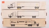 Group of 3 ERTL Die-Cast Semi Trucks in Original Boxes