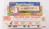 Group of 2 ERTL and Tootsie Toys Die-Cast Semi Trucks in Original Boxes