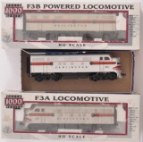 Group of 3 Proto 1000 Series Burlington Locomotives