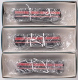Group of 3 Athearn Rock Island F7A and B Locomotives with Original Boxes