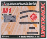 Kato Basic Oval Track Set with Kato Power Pack Master1 in Original Box