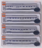 Group of 4 Con-Cor Atlantic Coast Line N Gauge Passenger Train Cars in Original Boxes