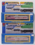 Group of 2 Life Like Trains Rock Island N E8 Locomotives in Original Boxes