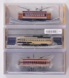 Group of 3 Bachmann N Gauge Trolley's in Original Boxes