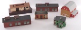 Group of HO Gauge Houses and Train Stations