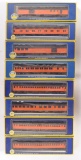 Group of 8 AHM The Milwaukee Road HO Gauge Passenger Train Cars in Original Boxes
