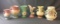 Group of 6 Hull and McCoy Pottery Vases