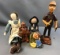 Group of 5 figurines