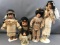 Group of Native American collectible dolls