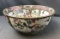 Large Vintage Hand Painted Asian Bowl