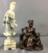 Group of 2 Asian Statues