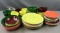 Group of Vintage Ovide Fire King Dishes