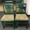 Group of 4 Vintage Wooden Folding Chairs