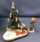 Hummel figure and Christmas Surprise Musical display