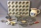 Group of Vintage Kitchen Utensils and more
