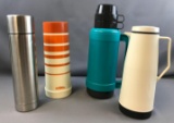 Group of 3 Vintage Thermos and other bottles