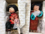 Ashton Drake Asian Collector Dolls in Original Boxes