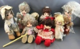 Group of Precious Moments Collector Dolls