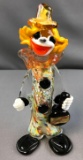 Vintage Murano glass clown figurine