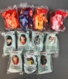 Group of 11 Happy Meal Toys Beanie Babies, Madame Alexander Dolls