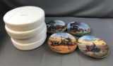 Group of 8 Farmland Collector Plates
