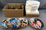 Group of Honeymooners and Three Stooges Collector Plates