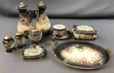 Group of Vintage Japanese Dragonware items