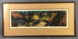 Block print Mizono Farms Signed and dated