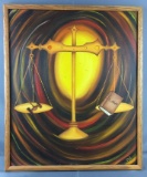 Scale of Justice Oil Painting