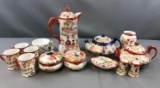 Group of Vintage Geisha Dishes