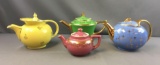 Group of 4 Hall Tea Pots