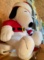 Large Peanuts Snoopy Santa Claus plush doll