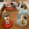 Group of 4 Hallmark peanuts gallery figurines