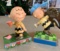 Group of 2 peanuts Jim Shore Charlie Brown figurines