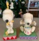 Group of 2 peanuts Jim Shore snoopy figurines