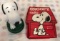 Group of 2 Vintage Snoopy Radios