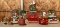 Group of six Peanuts Christmas snow globes