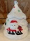 Lenox six Peanuts Snoopys Christmas candy jar