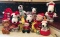 Group of 12 Peanuts Plush Christmas sound and motion toys