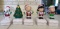 Group of Peanuts light up Christmas figures from Hallmark