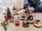 Group of Peanuts Christmas Figurines and ornaments