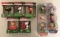 Group of 5 Hallmark Peanuts Ornaments, 2 packages of figurines