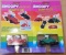 Lot of 2 Snoopy Bump n Go Pull Back Wind Up Action Vehicles