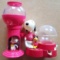 Lot of 2 Vintage Snoopy Gumball Machines